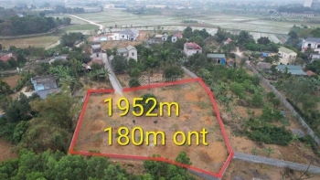 Cần bán 1952m đất trong đó có 180m đất thổ cư đẹp, còn lại là đất trồng cây lâu năm